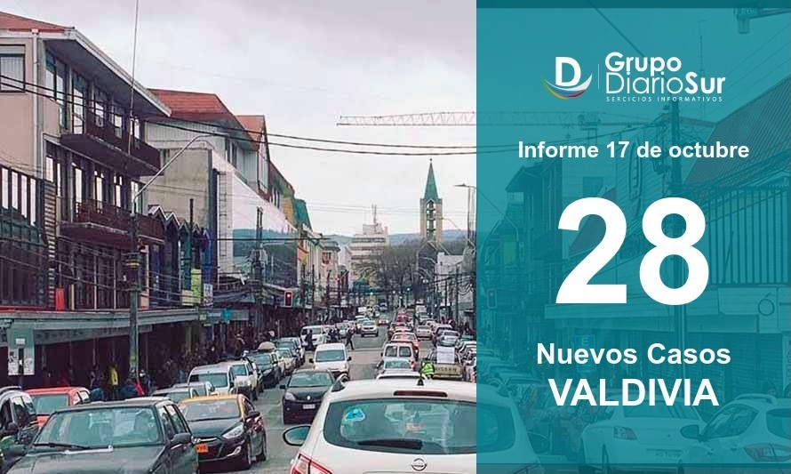 5 sin trazabilidad: Valdivia llega a 240 activos este sábado 