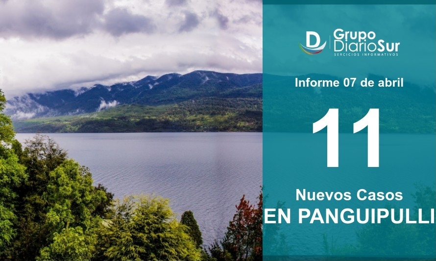 Panguipulli sumó 11 contagios y llegó a 74 casos activos