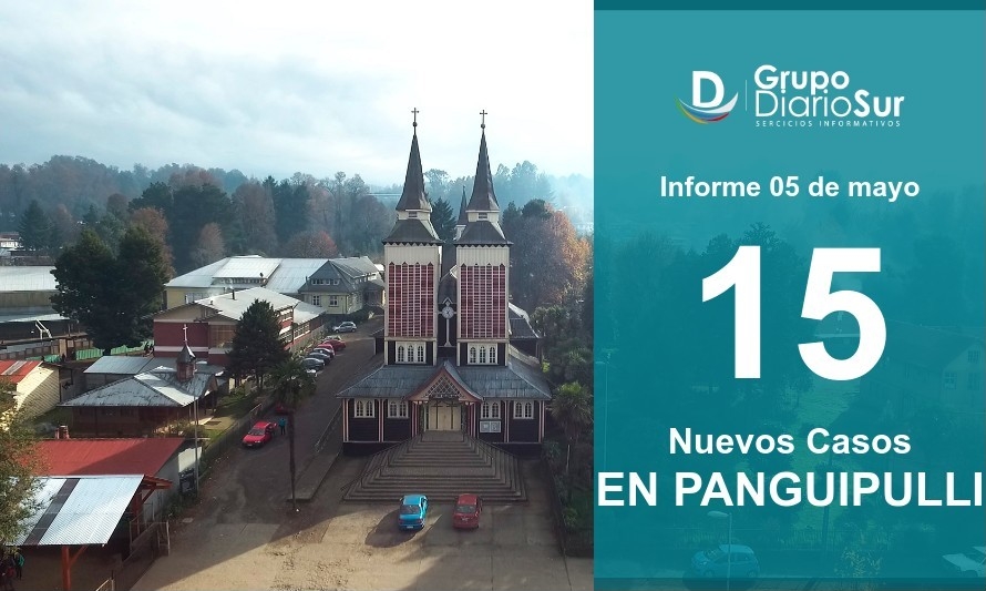 Panguipulli fue la 2da comuna con más contagios en esta jornada