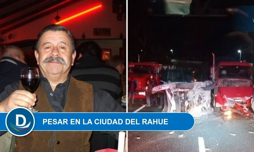 Víctima de accidente en Los Lagos era osornino radicado en la ciudad de Valdivia 