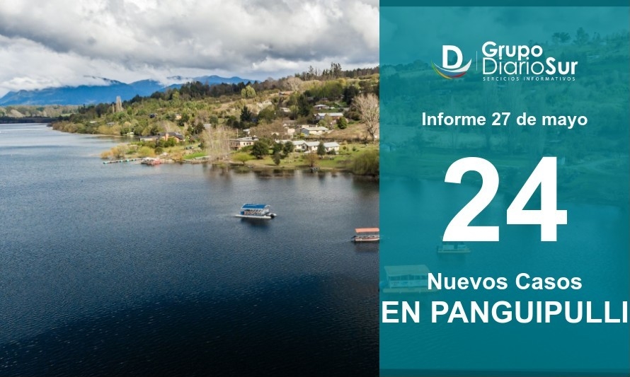 Panguipulli sumó 24 contagios y lamenta una nueva fallecida 