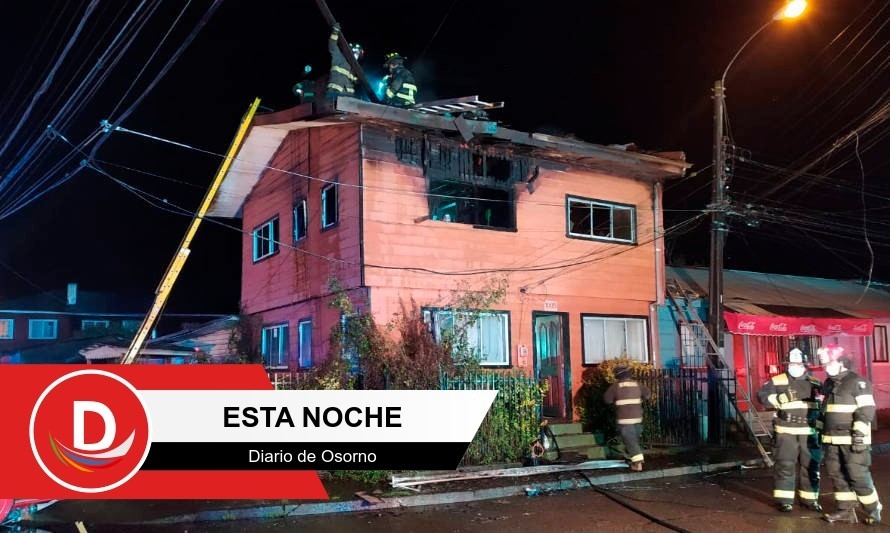 Nueva tragedia en Osorno: matrimonio
falleció en incendio en Rahue Bajo