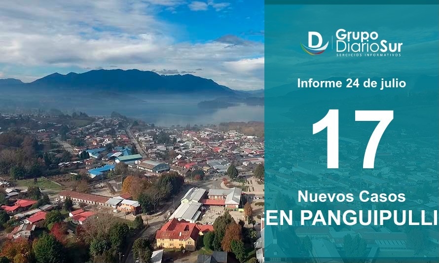 Panguipulli fue la 2da comuna con más contagios de esta jornada