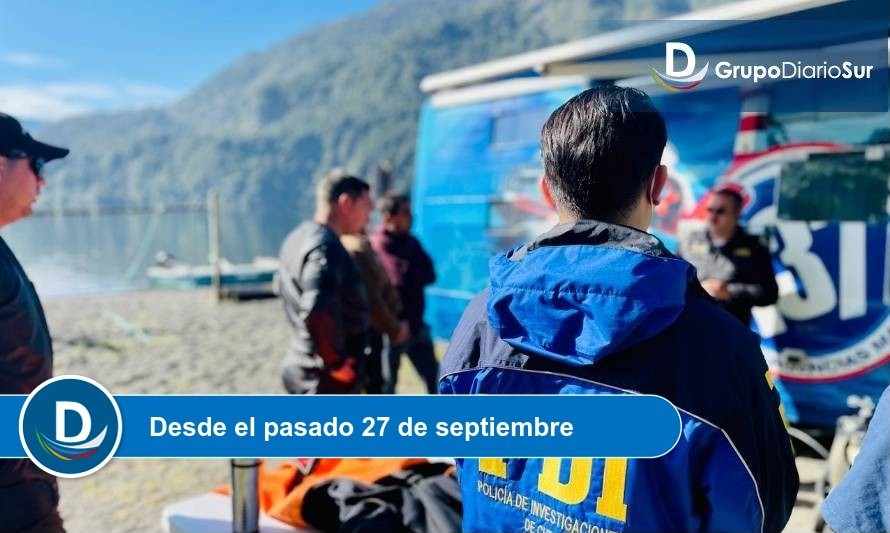 Continúa búsqueda de hombre desaparecido en el lago Pellaifa 