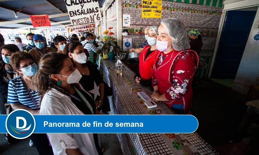 Ferias Costumbristas en Valdivia siguen funcionando con medidas sanitarias