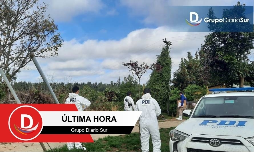 Fiscalía identificó a persona asesinada en Río Bueno