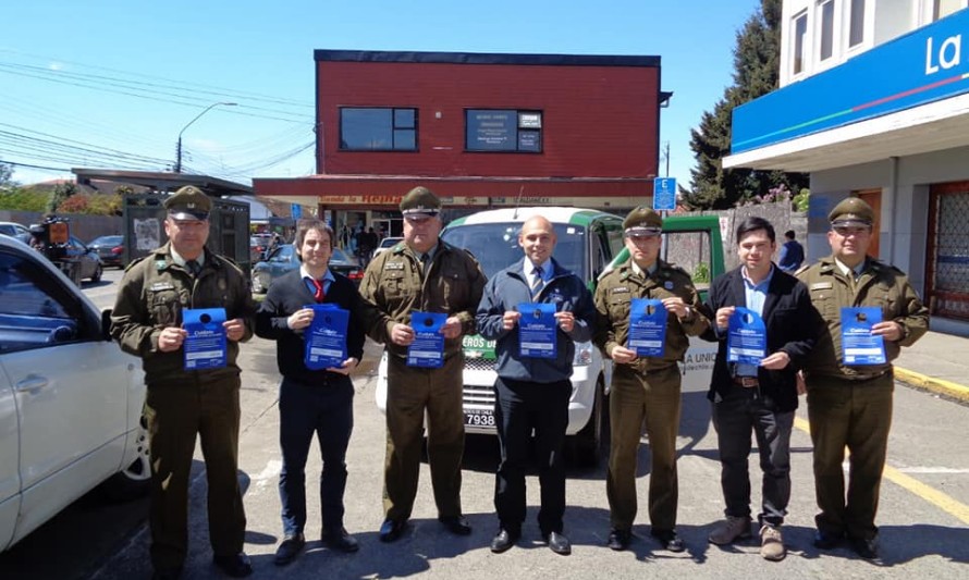 "Denuncia Seguro": Gobernación del Ranco y Carabineros coordinan campaña para evitar robo de vehículos 